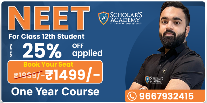 1 Year Programme for NEET 12th